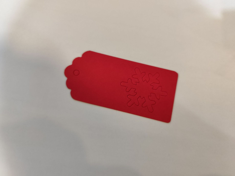 Хангтаг за Свети Валентин – картичка за пожелания от крафт хартия, офсетен печат, 100 листа в пакет, персонализирана