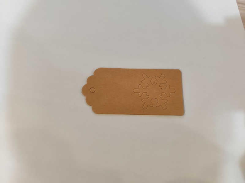 Хангтаг за Свети Валентин – картичка за пожелания от крафт хартия, офсетен печат, 100 листа в пакет, персонализирана