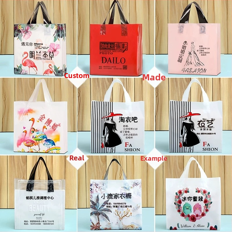 Опаковъчна торба за детски дрехи с карикатурен дизайн – двойнослойна конструкция, дебелина 12 коприна, нов материал, висок обем на производство