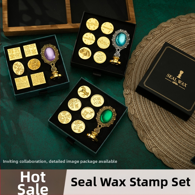 Round viaszpecsét készlet, Modell K13 + k01c, Nettó tömeg: 0.35 kg, Termékkategória: viaszpecsét, Engedélyezett magánmárkák: Igen