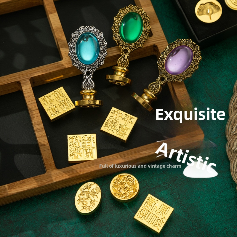 Round voskový pečiatok set, Model K13 + k01c, Netto hmotnosť: 0.35 kg, Kategória produktu: vosková pečiatka, Autorizované súkromné značky: Áno