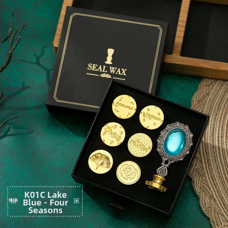 Round viaszpecsét készlet, Modell K13 + k01c, Nettó tömeg: 0.35 kg, Termékkategória: viaszpecsét, Engedélyezett magánmárkák: Igen