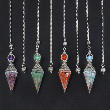 Κολιέ με μενταγιόν από φυσικό λίθο, σε διαμαντιού στυλ, γυαλιστερή επιφάνεια – λανσάρισμα καλοκαίρι 2024