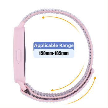 Каишка за часовник Samsung Galaxy FIT3, велкро, найлонова плитка, рамкова конструкция; тегло 8 g; пусната през 2024; съвместима с Samsung