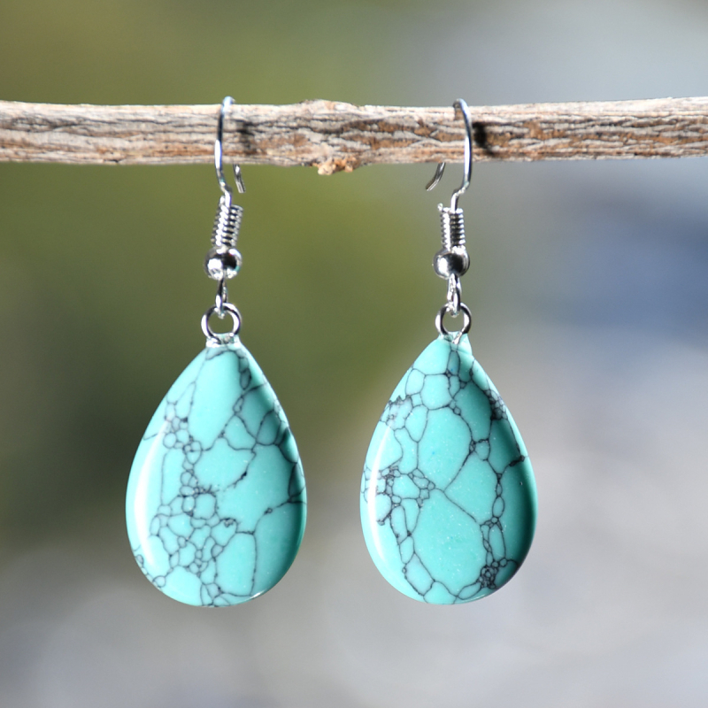 Fülbevalók, geometriai kialakítás kevert anyagokból, Youfei, 2024 tavasz, nemzeti trend, irodalmi és művészeti retro