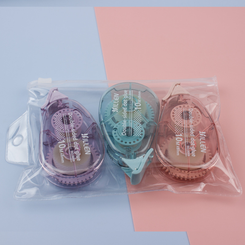 Комплект точково коригираща лента и двустранна лента — акрилово лепило върху PET филм, дебелина 1.8, за декориране на тетрадки, печат на лого наличен