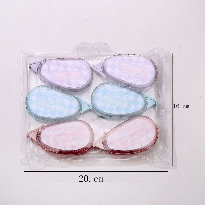 Комплект точково коригираща лента и двустранна лента — акрилово лепило върху PET филм, дебелина 1.8, за декориране на тетрадки, печат на лого наличен