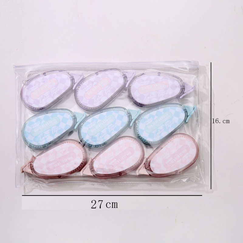 Комплект точково коригираща лента и двустранна лента — акрилово лепило върху PET филм, дебелина 1.8, за декориране на тетрадки, печат на лого наличен