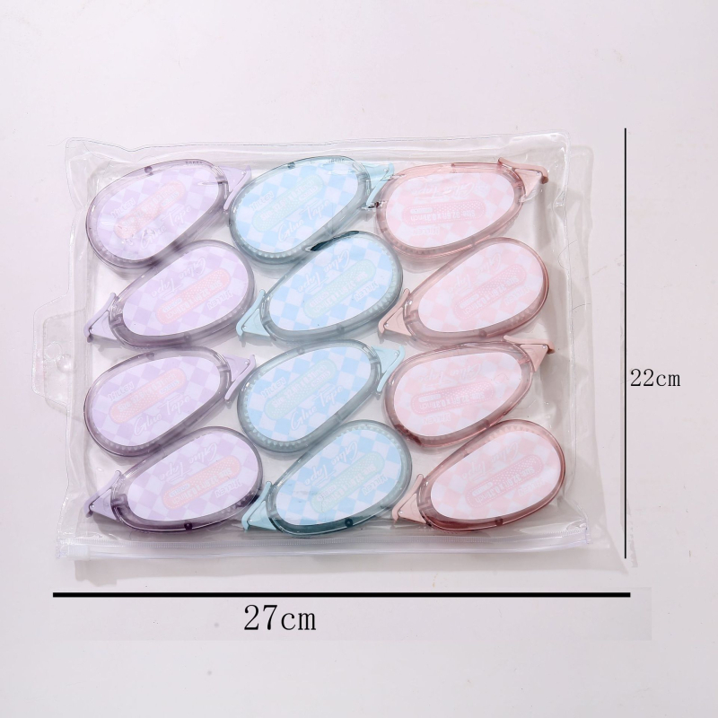 Комплект точково коригираща лента и двустранна лента — акрилово лепило върху PET филм, дебелина 1.8, за декориране на тетрадки, печат на лого наличен