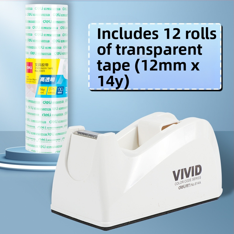 Prozirni rezač trake sa postoljem, plastično kućište