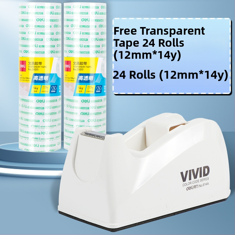 Prozirni rezač trake sa postoljem, plastično kućište