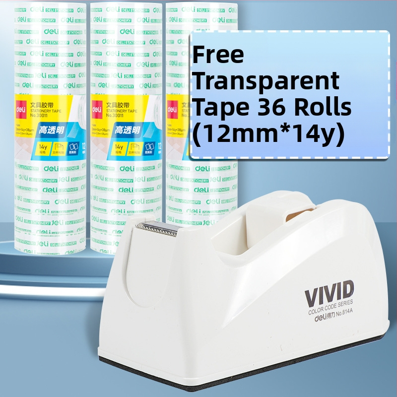 Prozirni rezač trake sa postoljem, plastično kućište