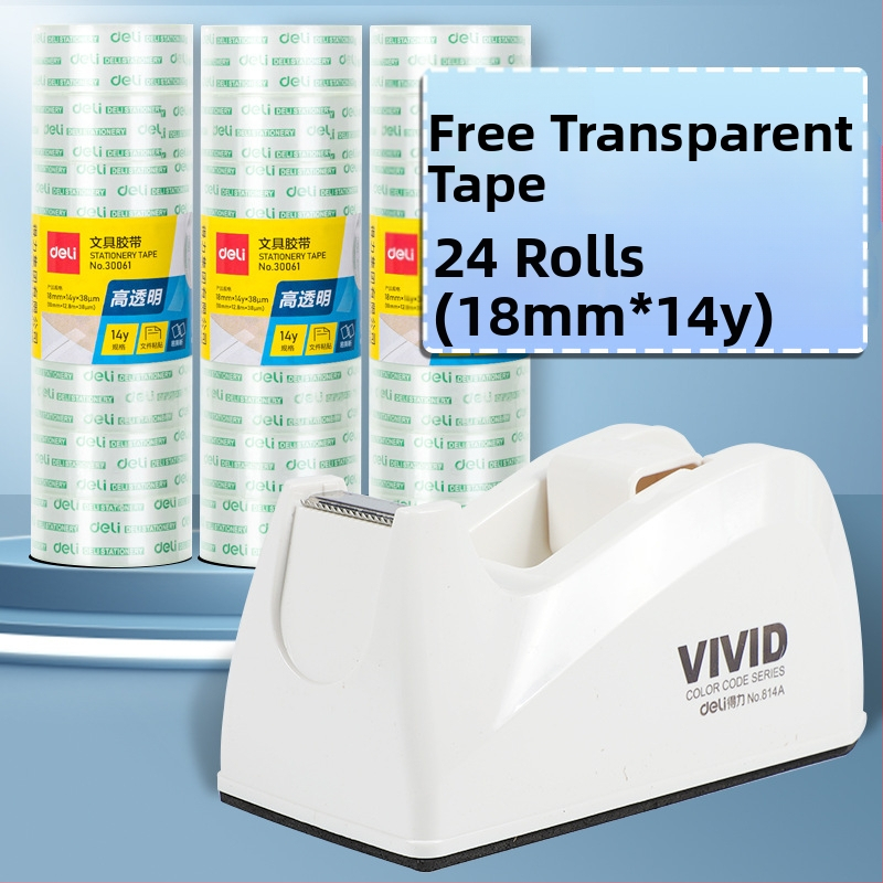 Prozirni rezač trake sa postoljem, plastično kućište