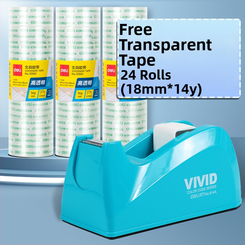 Prozirni rezač trake sa postoljem, plastično kućište