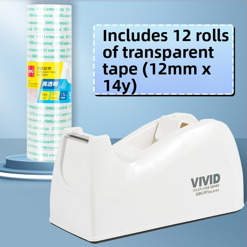 Prozirni rezač trake sa postoljem, plastično kućište