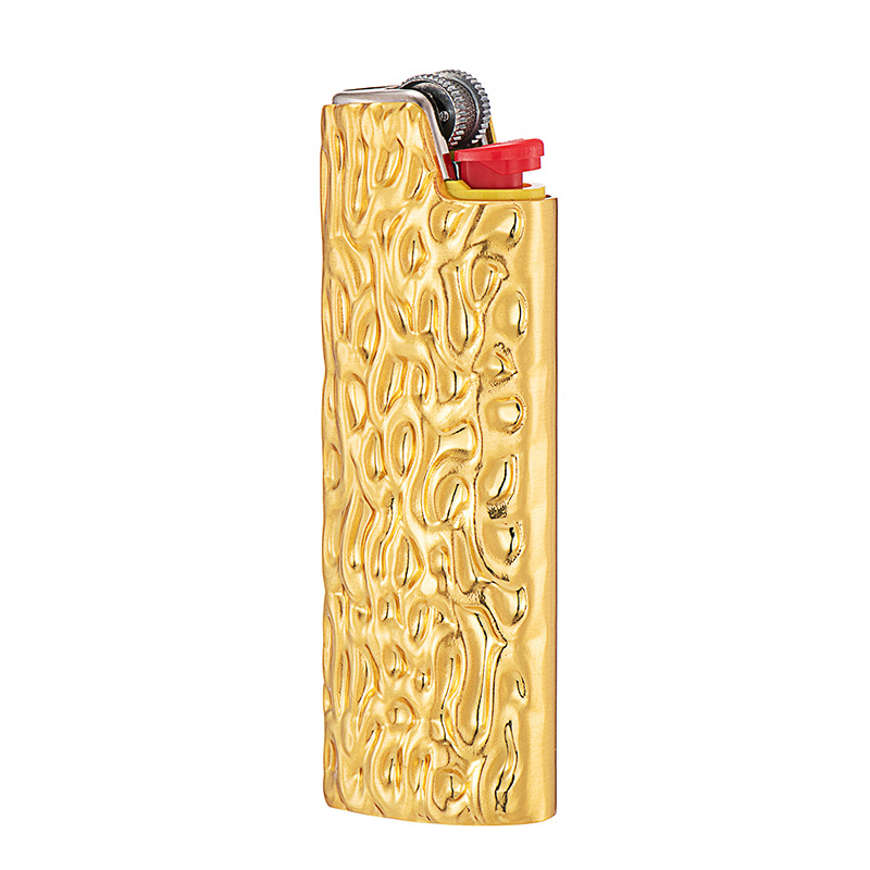 Metalno kućište za zapaljivač BIC J6 – teksturirani omotač, trodimenzionalna čvrsta metalna oklop