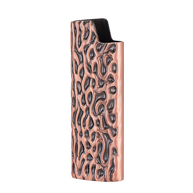 Metalno kućište za zapaljivač BIC J6 – teksturirani omotač, trodimenzionalna čvrsta metalna oklop