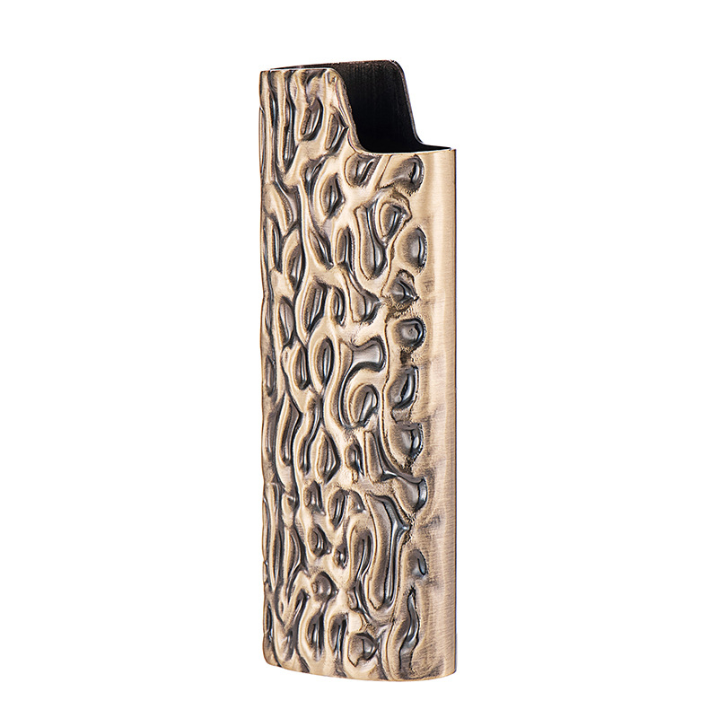 Metalno kućište za zapaljivač BIC J6 – teksturirani omotač, trodimenzionalna čvrsta metalna oklop