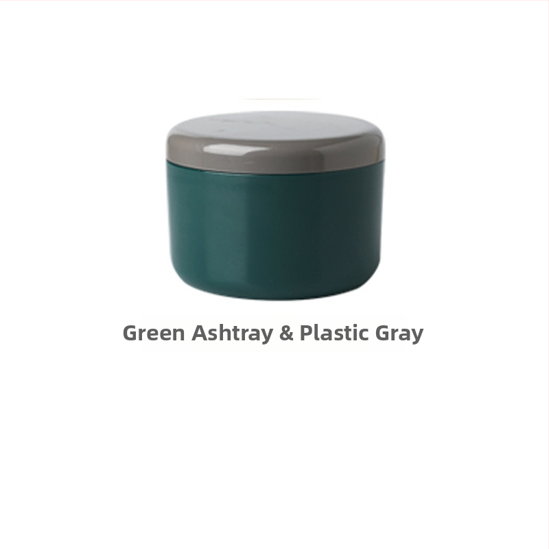 Cenușar din oțel inoxidabil cu capac în formă de urs, rezistent la vânt și fum, stil Nordic, pentru birou, KTV și bar