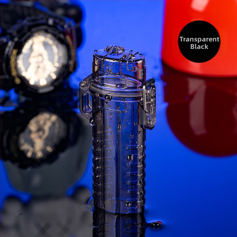 4-komadni set vodootpornih kućišta za cigarete i poklopca za upaljač, kompatibilan s Bic J6, plastični, mogućnost prilagodbe, otisak logotipa