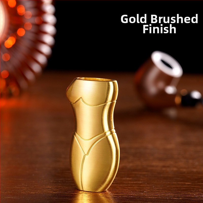 909-J5 Yafeng fémötvözetből készült öngyújtó burkolat, emberi alakú kreatív dizájn, logónyomás elérhető, testreszabás lehetséges, 500 darabos csomag