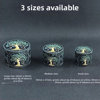 Χειροκίνητος γκριντέρ βοτάνων με τετραπλό σχεδιασμό, κόφτης μπαχαρικών, χωρητικότητα έως 300 ml