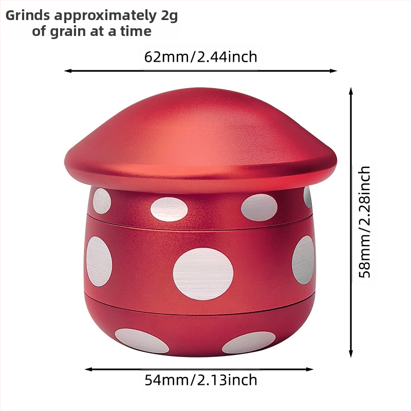 Ručni grinder za bilje, četiri sloja, ručni mlin za začine, kapacitet do 300 ml