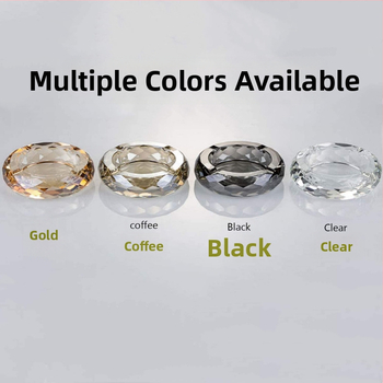 Γυάλινο τασάκι με χώρο αποθήκευσης, σκανδιναβικό στυλ με ελαφρύ πολυτελές ύφος, προέλευση Ανχουϊ