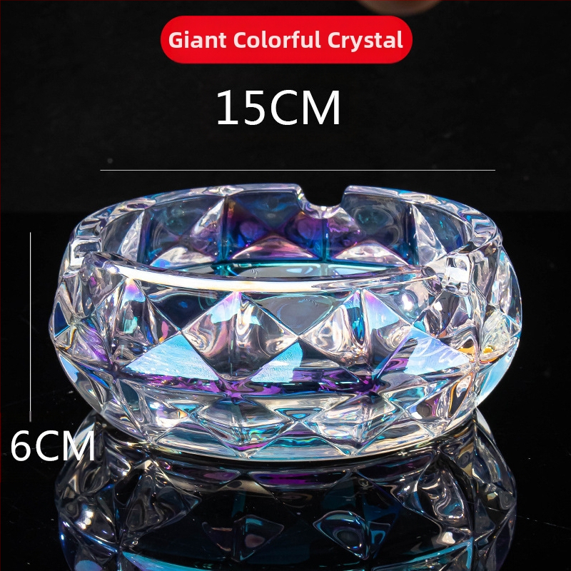 Scrumieră din sticlă cu spațiu de depozitare, stil Nordic ușor lux, origine Anhui