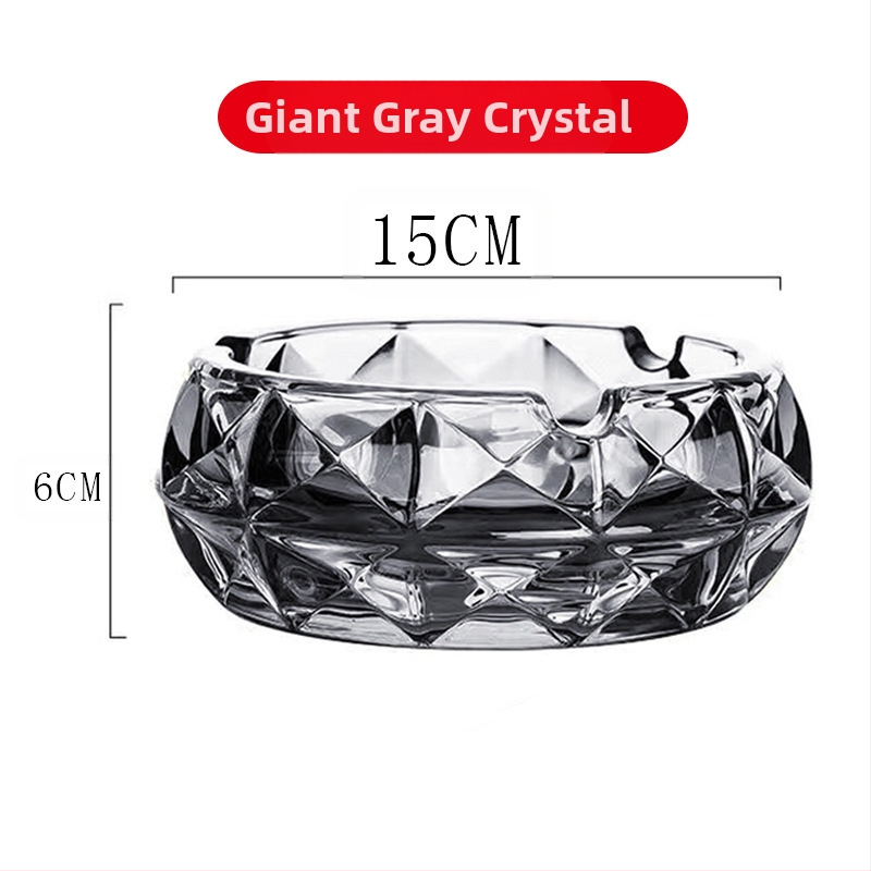 Scrumieră din sticlă cu spațiu de depozitare, stil Nordic ușor lux, origine Anhui