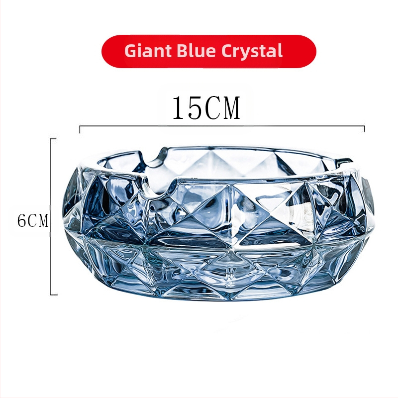 Scrumieră din sticlă cu spațiu de depozitare, stil Nordic ușor lux, origine Anhui