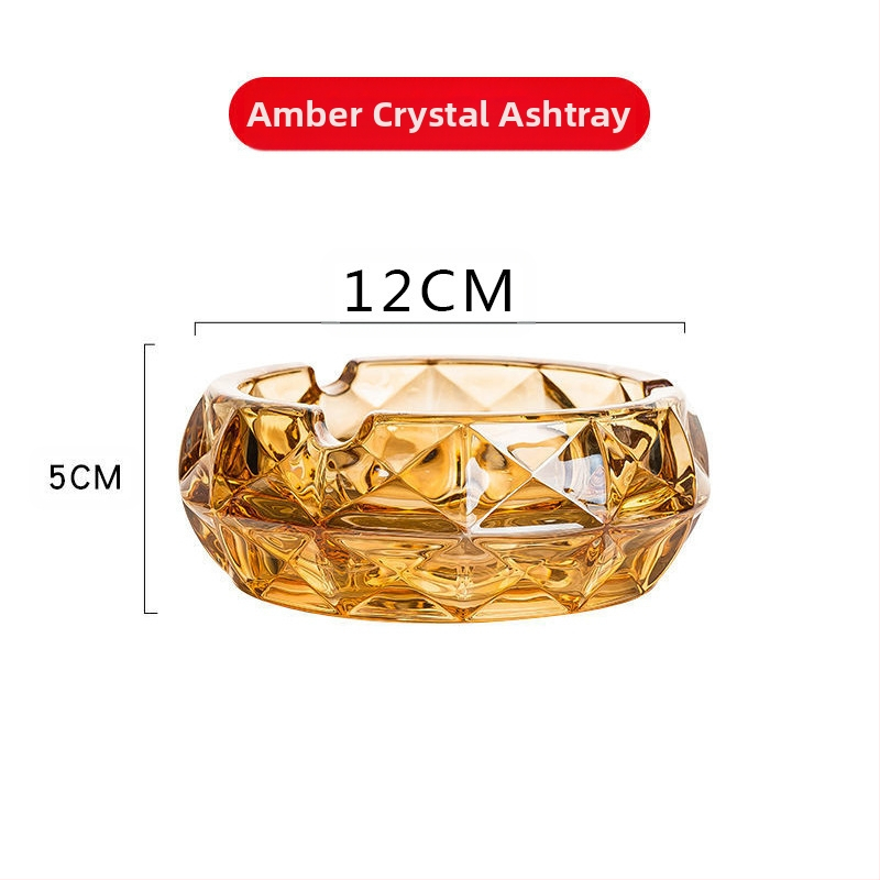 Scrumieră din sticlă cu spațiu de depozitare, stil Nordic ușor lux, origine Anhui