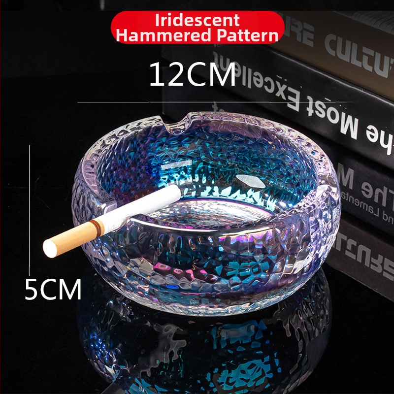 Scrumieră din sticlă cu spațiu de depozitare, stil Nordic ușor lux, origine Anhui