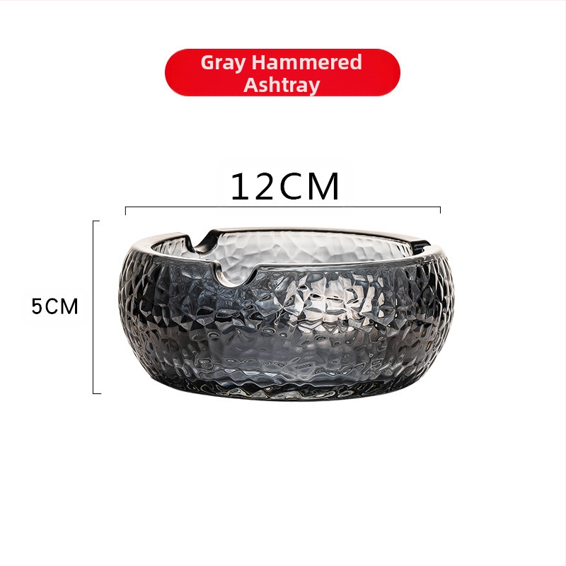 Scrumieră din sticlă cu spațiu de depozitare, stil Nordic ușor lux, origine Anhui