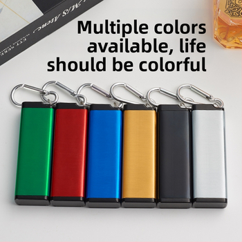 Φορητό κουτί για τσιγάρα από κράμα ψευδάργύρου με τασάκι και μπρελόκ, μεταλλική κατασκευή με θήκη αποθήκευσης; εκτύπωση λογότυπου, δυνατότητα προσαρμογής και ιδιωτικής ετικέτας