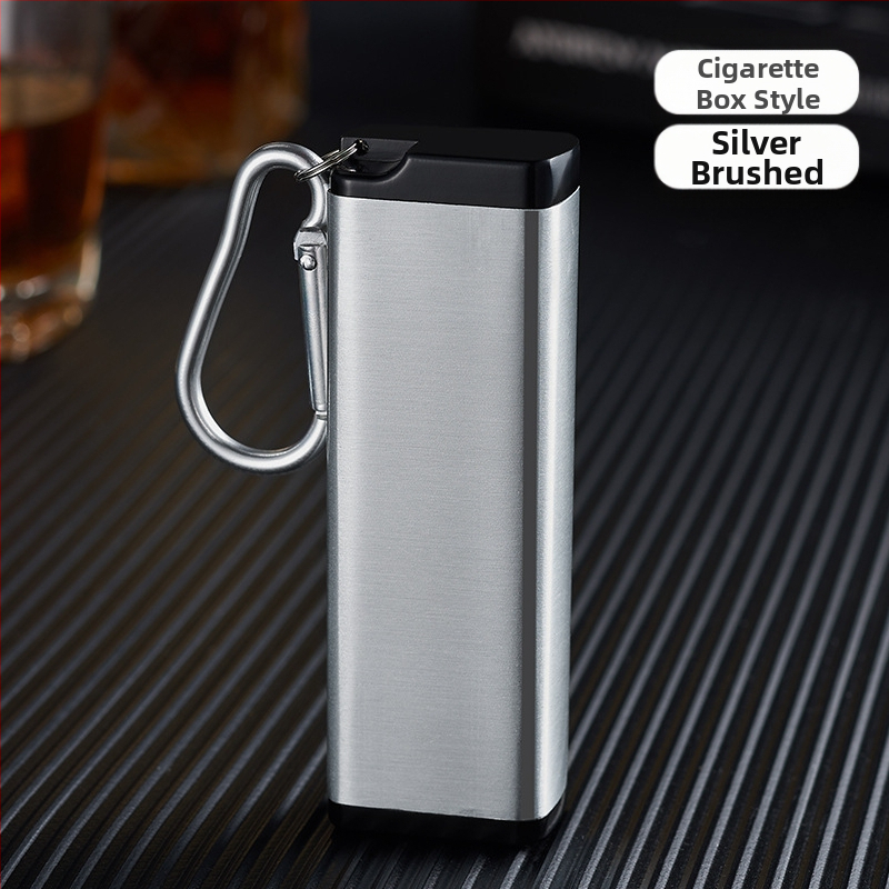 Prijenosna kutija za cigarete od cinkovog legura sa pepelnikom i kopčom za ključeve; prostor za pohranu; otisak logotipa; prilagodba i privatna oznaka