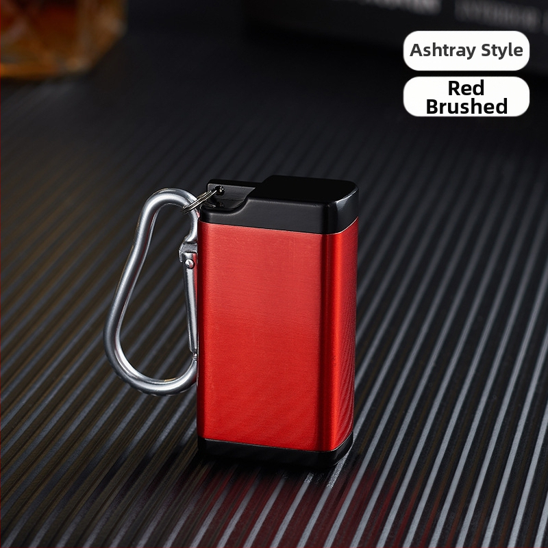 Prijenosna kutija za cigarete od cinkovog legura sa pepelnikom i kopčom za ključeve; prostor za pohranu; otisak logotipa; prilagodba i privatna oznaka