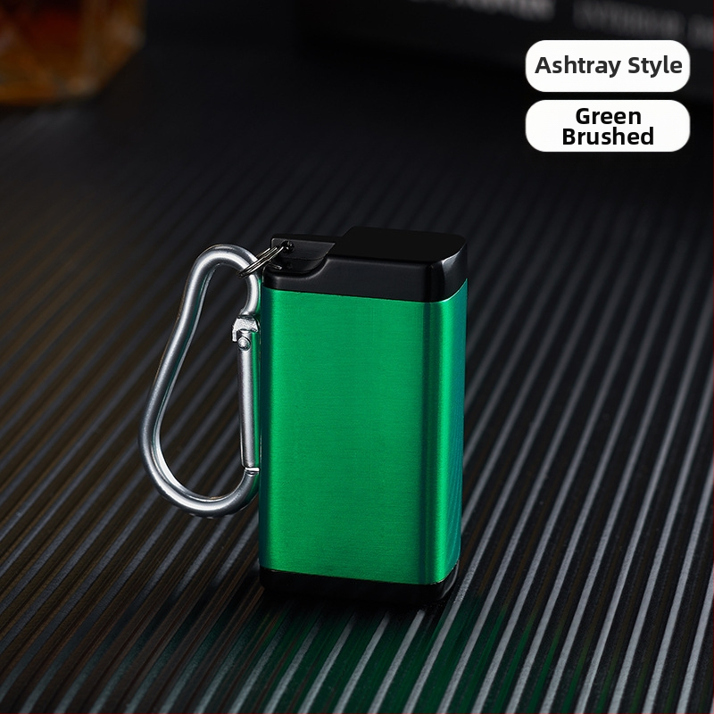 Prijenosna kutija za cigarete od cinkovog legura sa pepelnikom i kopčom za ključeve; prostor za pohranu; otisak logotipa; prilagodba i privatna oznaka