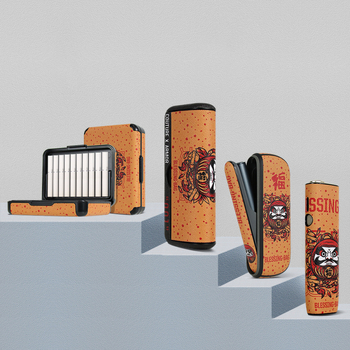 Защитен декоративен калъф за кутия HeatSticks, съвместим с IQO ILUMAONE и I ONE PRIME – защита от изпадане, капацитет 20 HeatSticks