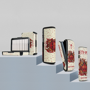 Защитен декоративен калъф за кутия HeatSticks, съвместим с IQO ILUMAONE и I ONE PRIME – защита от изпадане, капацитет 20 HeatSticks