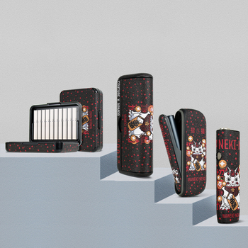 Защитен декоративен калъф за кутия HeatSticks, съвместим с IQO ILUMAONE и I ONE PRIME – защита от изпадане, капацитет 20 HeatSticks