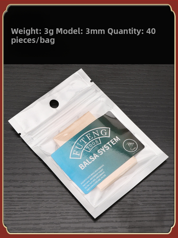 Filtr za pipu od briar drveta s ugrađenim drvenim filtrom, višekratna upotreba, Forten, Zhejiang