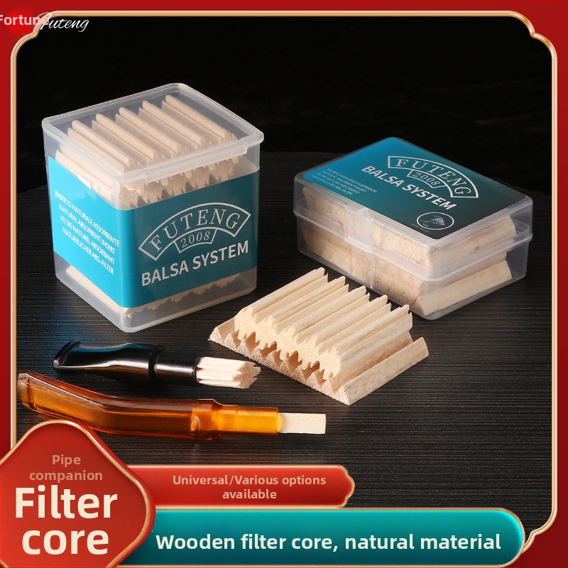 Φίλτρο σωλήνα από briar ξύλο με ενσωματωμένο ξύλινο φίλτρο, επαναχρησιμοποιούμενο, Forten, Zhejiang