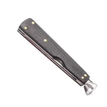 Έβενος εργαλείο για πίπα – Pipe Man, ανοξείδωτο ατσάλι 3-σε-1: μαχαίρι, ράβδος πίεσης και ακίδα-ξύστρα