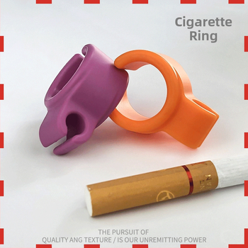Silikonaski prsten držač cigareta – prstenast alat za pušenje, moguć ispis logotipa, 500 komada po kutiji, mogućnost prilagodbe