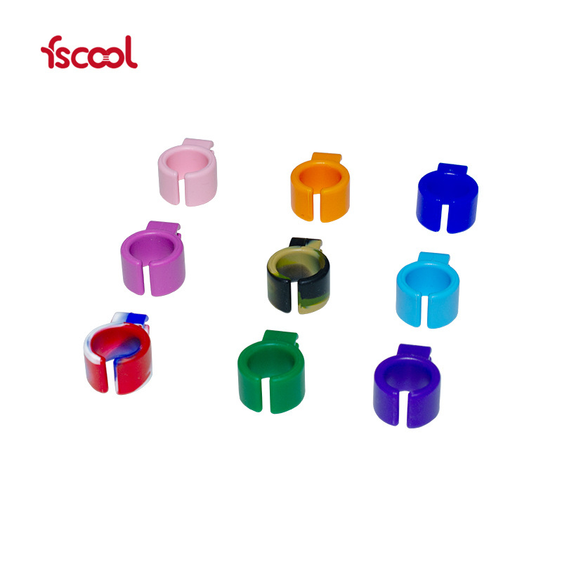 Silikonaski prsten držač cigareta – prstenast alat za pušenje, moguć ispis logotipa, 500 komada po kutiji, mogućnost prilagodbe