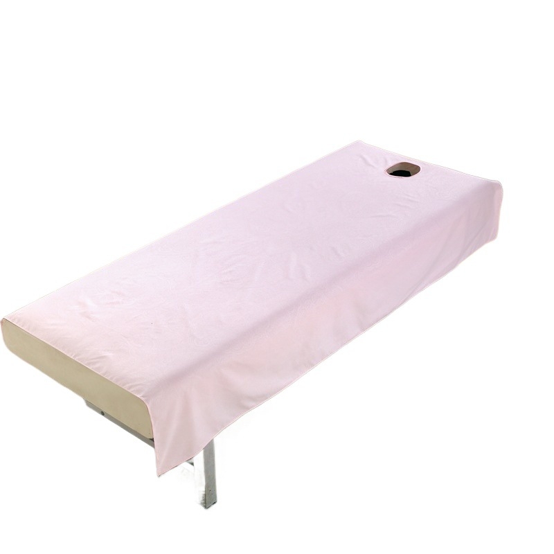 Navlaka za masažnu postel u kozmetičkom salonu — vodootporna, otporna na ulje, s otvorima i laminiranim slojem za sprječavanje propuštanja
