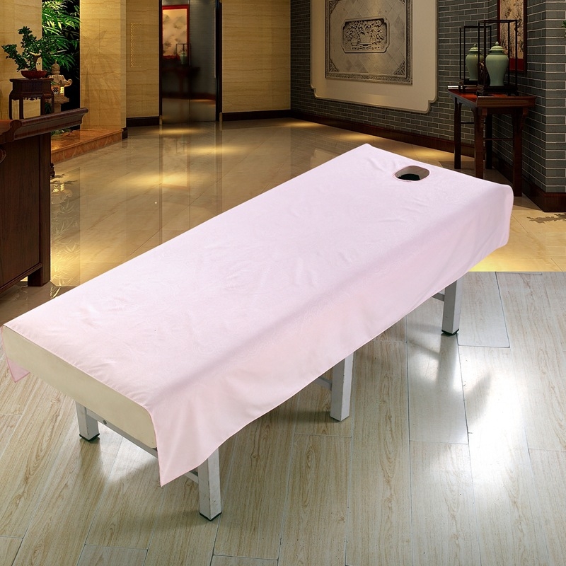 Navlaka za masažnu postel u kozmetičkom salonu — vodootporna, otporna na ulje, s otvorima i laminiranim slojem za sprječavanje propuštanja