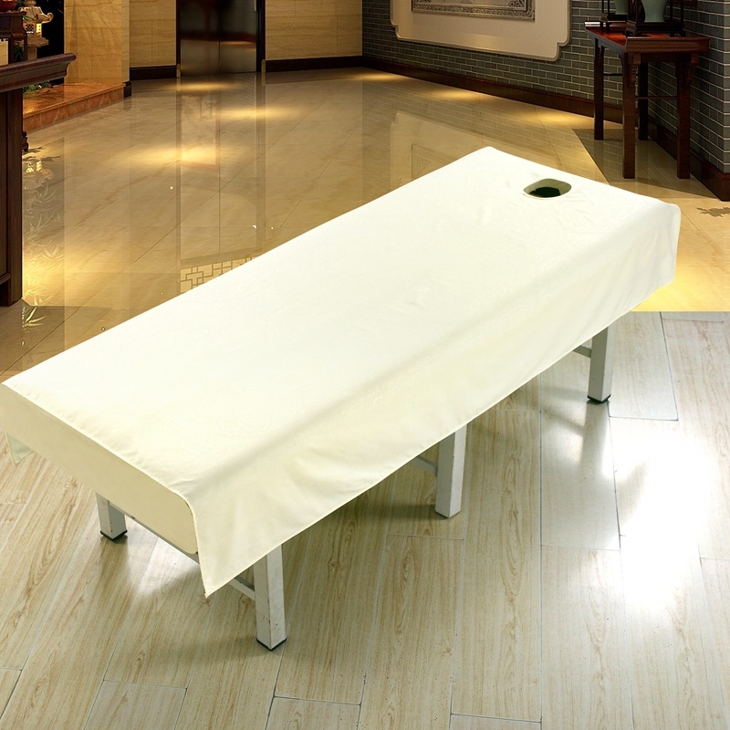 Navlaka za masažnu postel u kozmetičkom salonu — vodootporna, otporna na ulje, s otvorima i laminiranim slojem za sprječavanje propuštanja