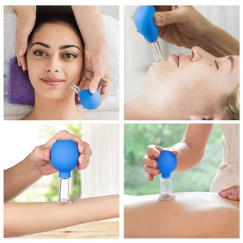 Лицево вендузно устройство с 6 пластмасови чаши и вендуза топка, 58 г